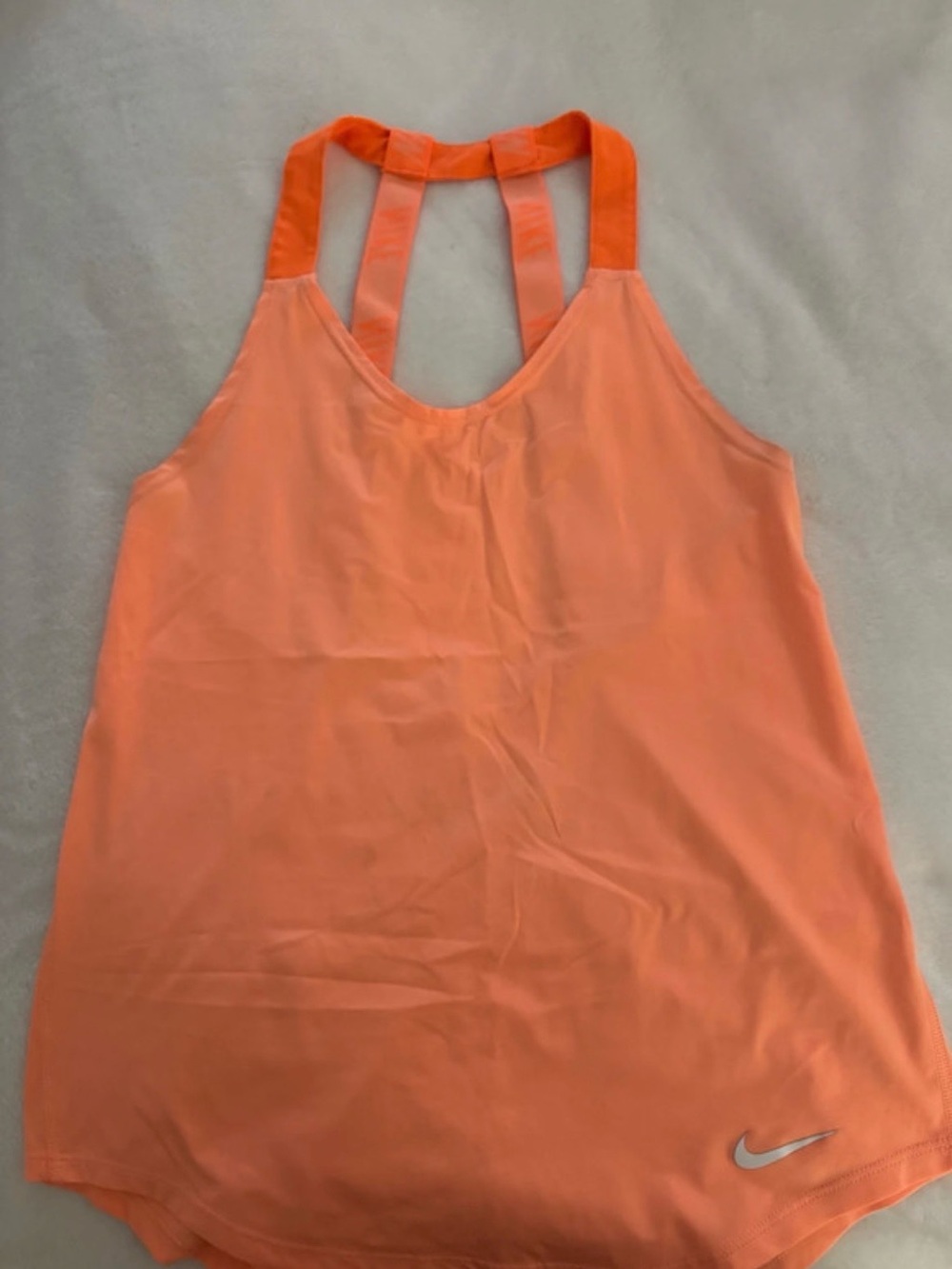 Nike Women’s Bright Orange Strappy Tank Top
